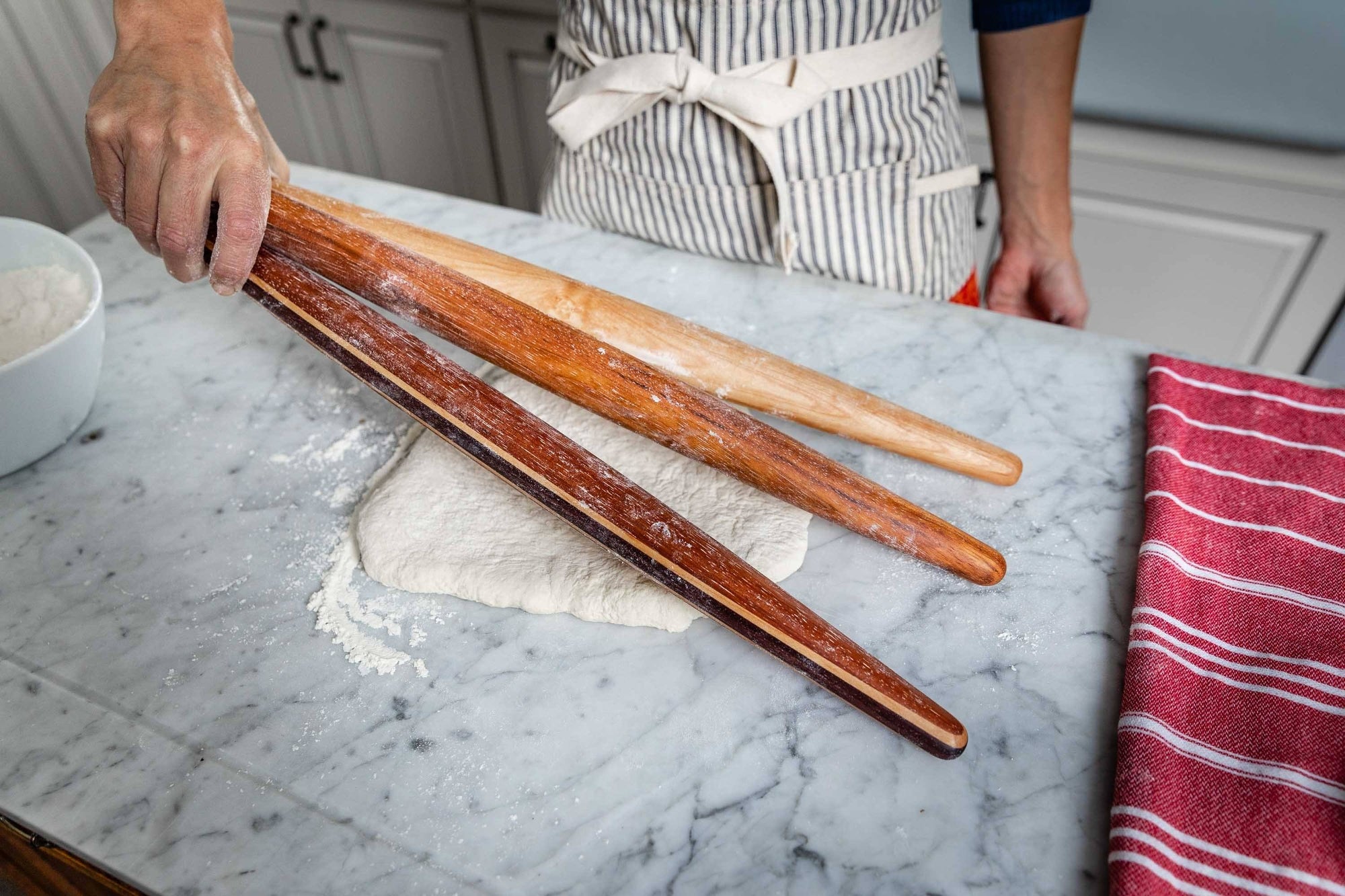 3 made in the usa wooden french rolling pins - Earlywood