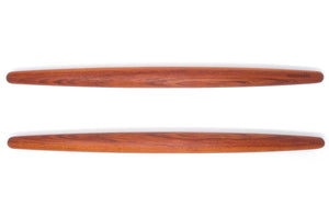 thin wood rolling pin french taper - jatoba Earlywood