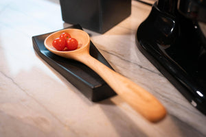 long wood hard maple serving spoons - by Earlywood