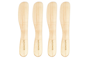 4 piece hard maple butter spreader set -Earlywood