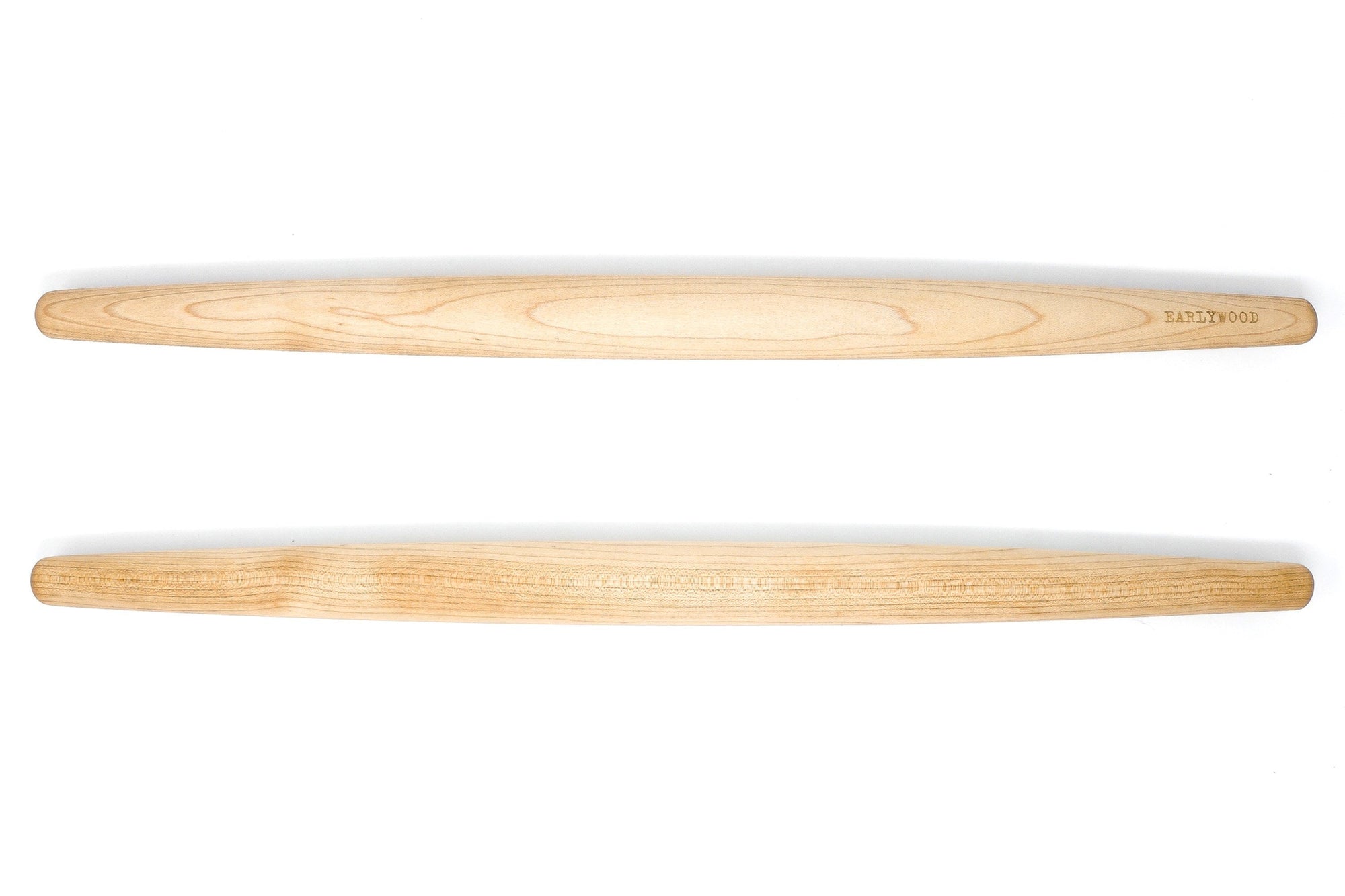 large rolling pin in hard maple 20 inch - Earlywood