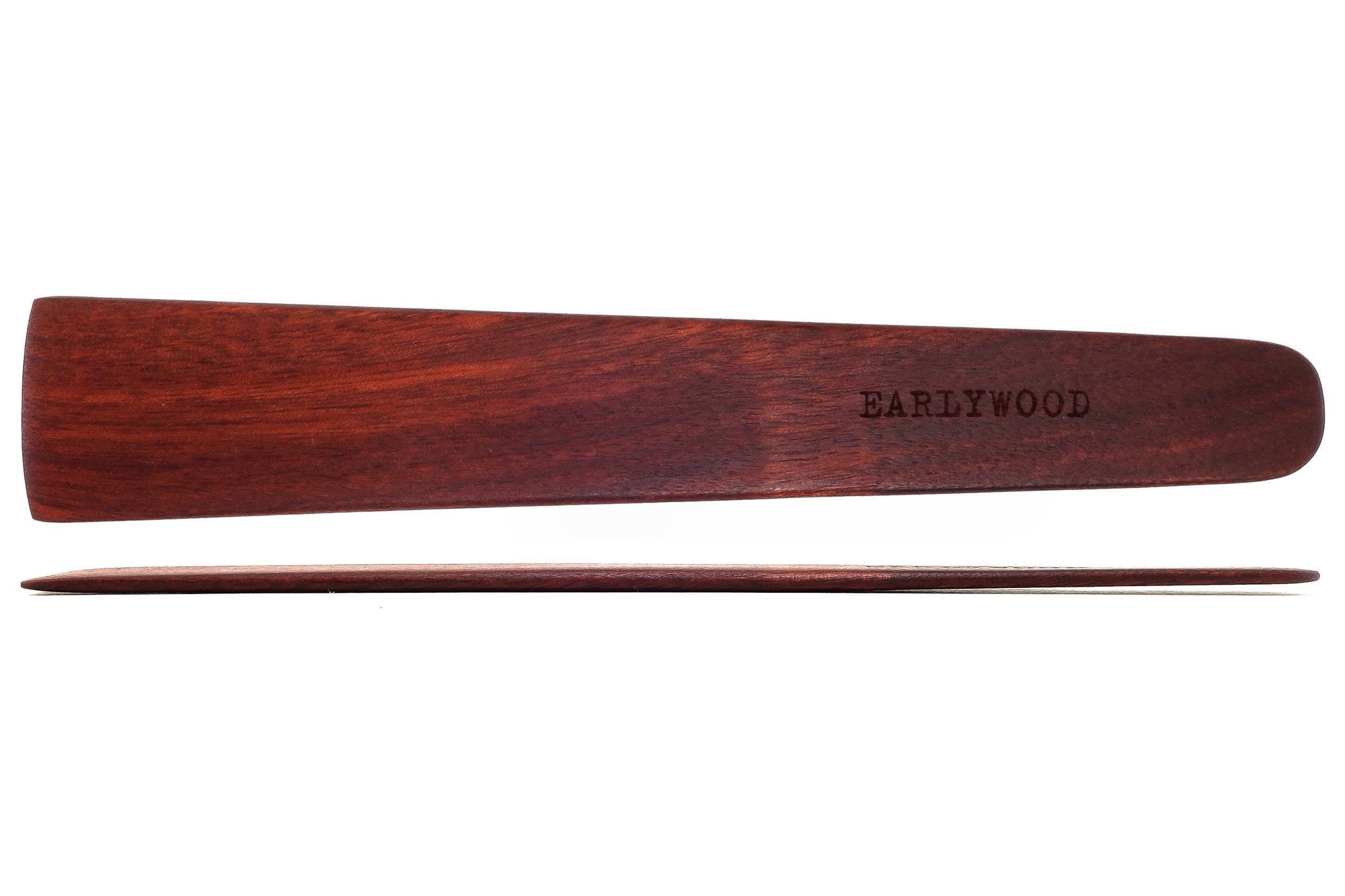 red exotic wood small wooden spatula for cooking - Earlywood