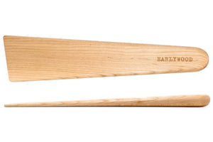 wood pan scraper and stirrer - hard maple Earlywood