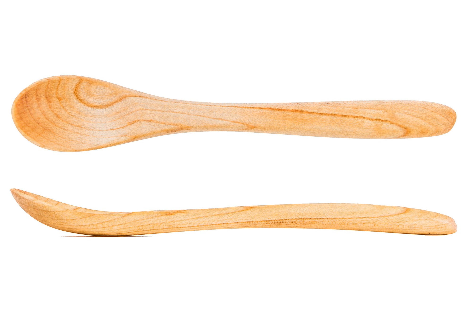 safe hard maple wood baby and toddler spoon - Earlywood