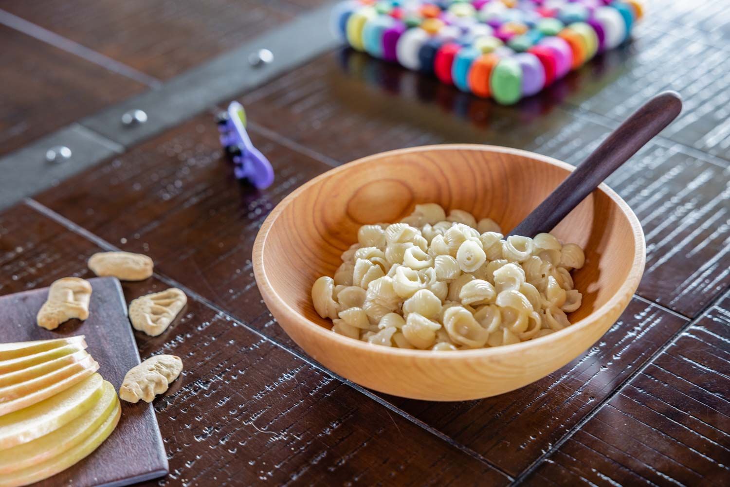 small wood bowl for children