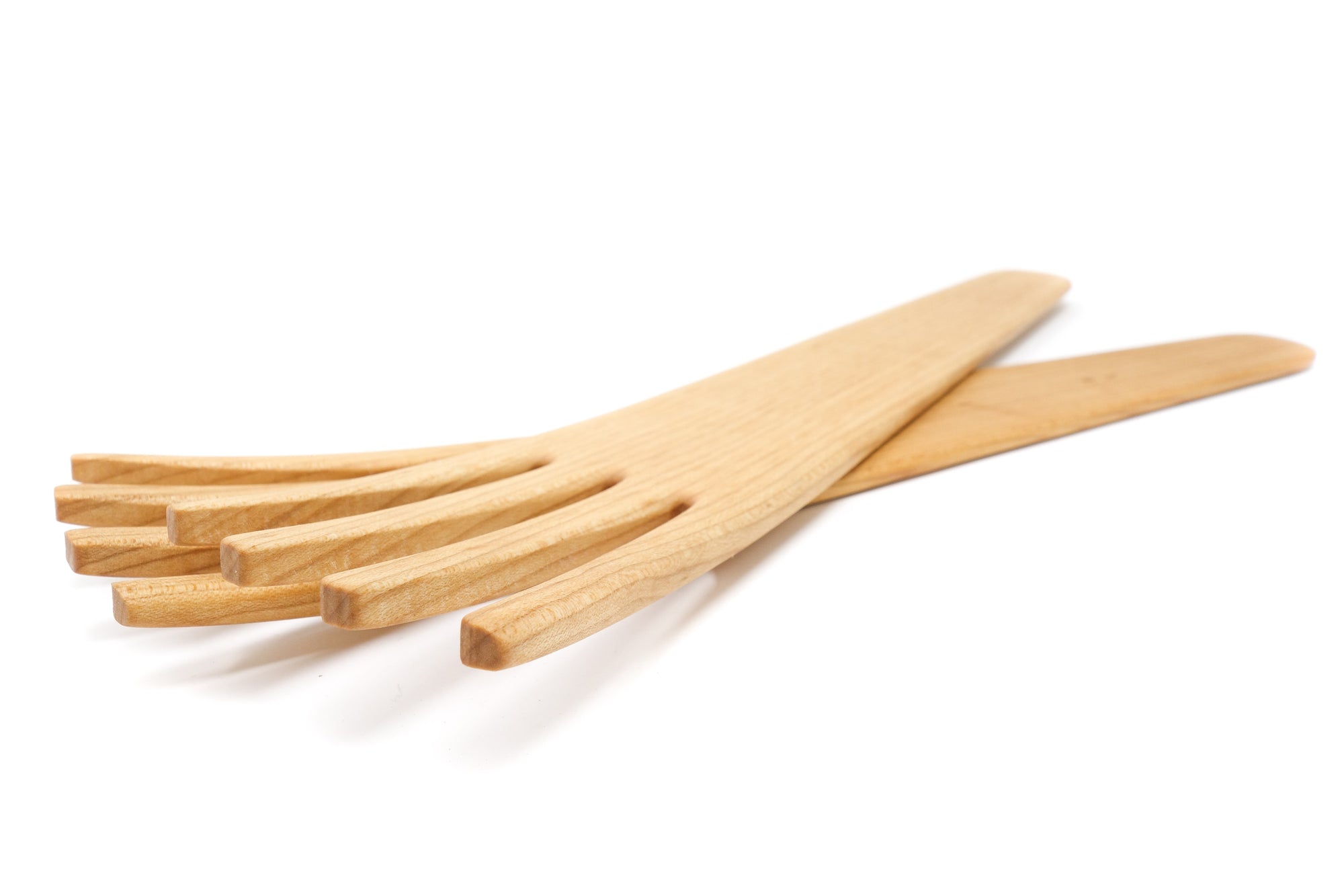 wooden salad servers