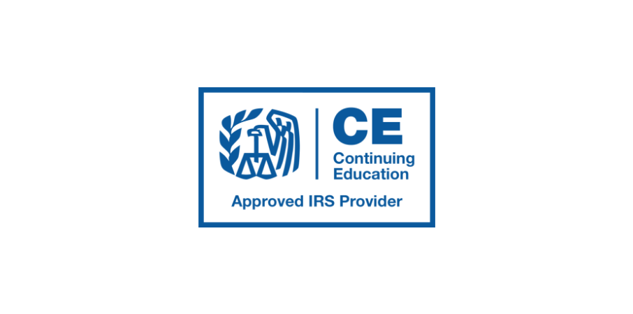 IRS Approved Provider | Continuing Education Logo